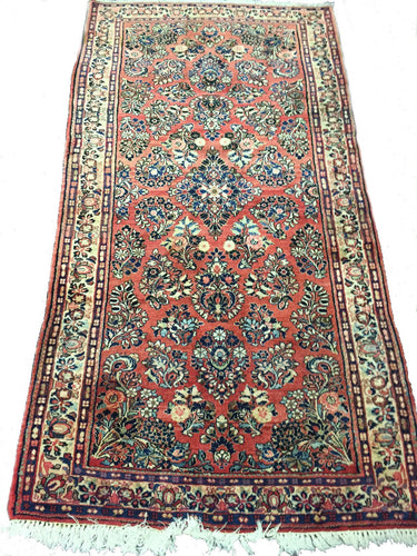 5789 Sarouk Runner - Handmade 3'5